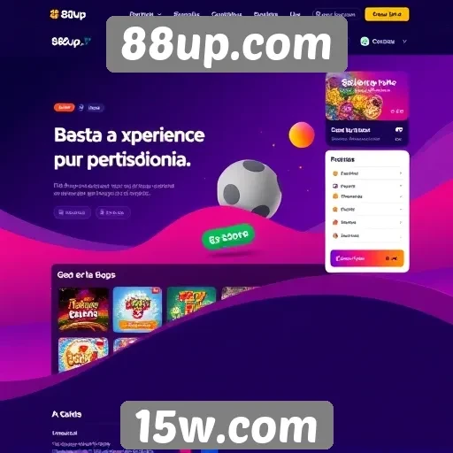 Como o design do site 88up impacta na experiência do usuário